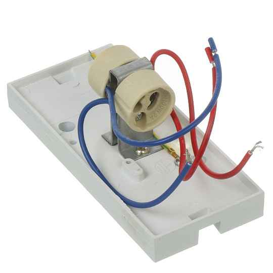 Светильник фасадный General Lighting Systems, GWL-2MR16-GU10-S-IP65, накладной, 50 Вт, металл, 8х15 см, 2 лампы, IP65, квадратный, белый