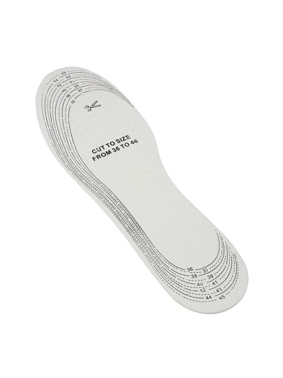 Стельки Streetwise, универсальные, латекс, полиэстер, 36-46