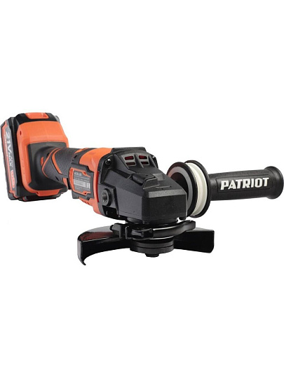 Угловая шлифовальная машина аккумуляторная, Patriot, AG 125Li UES BL, 125 мм