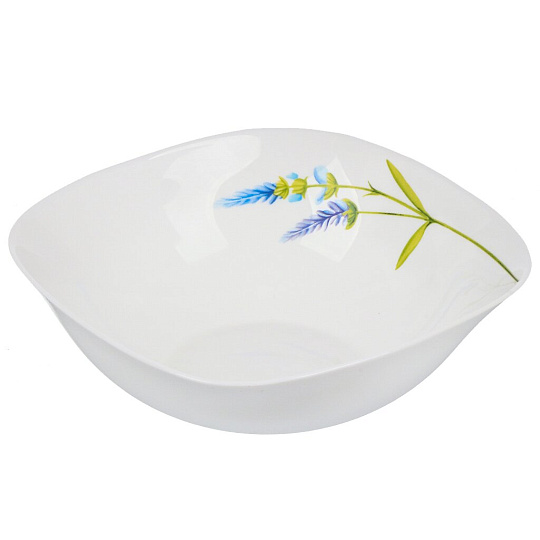 Салатник стеклокерамика, квадратный, 20х6.5 см, 1.2 л, Манифик, Daniks, FFW-90/ 220302