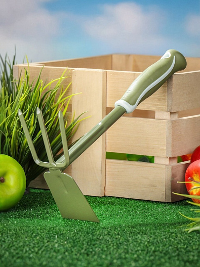 Мотыжка грабли-мотыга, сталь, 320 мм, комбинированная, Worth, T301B00