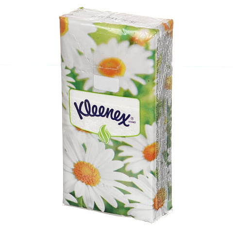 Бумажные платочки 10 шт, Kleenex, Veltie Ромашка, 4142