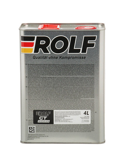 Масло моторное синтетическое, 5W40, Rolf, 4 л, 322229