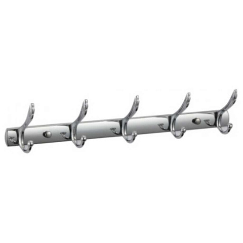 Крючки 5 крючков, нержавеющая сталь, хром, РМС, A5029