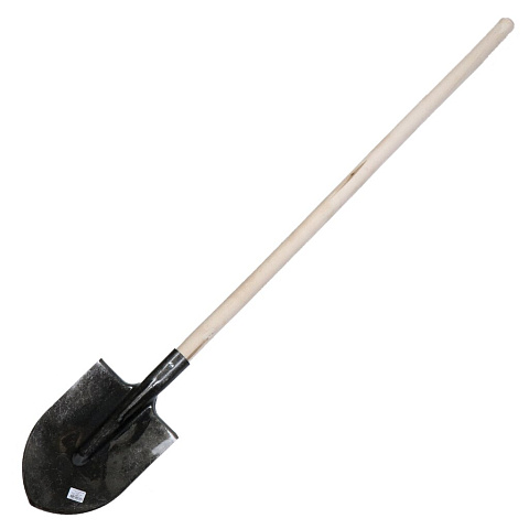 Лопата штыковая, рессорная сталь, 210 мм, черенок деревянный, Арти, Копанец ЛКО