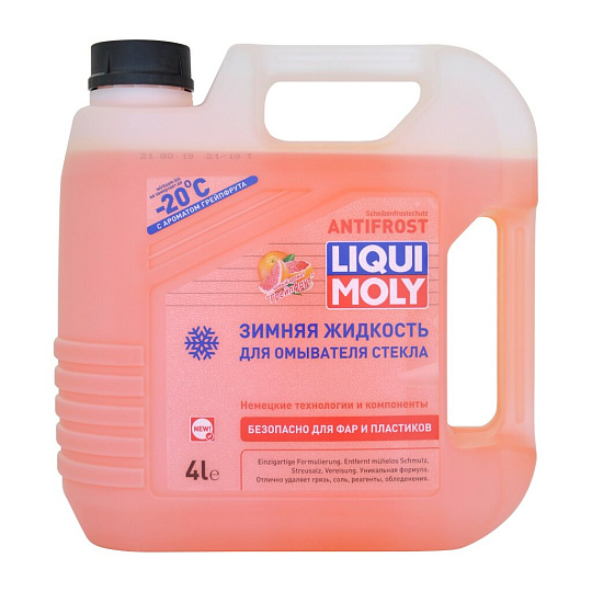 Омыватель стекол Liqui Moly, Antifrost, зимний, -20 °C, 4 л, 35020