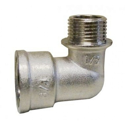 Уголок 1/2''х3/4'', ш-г, никель, STI