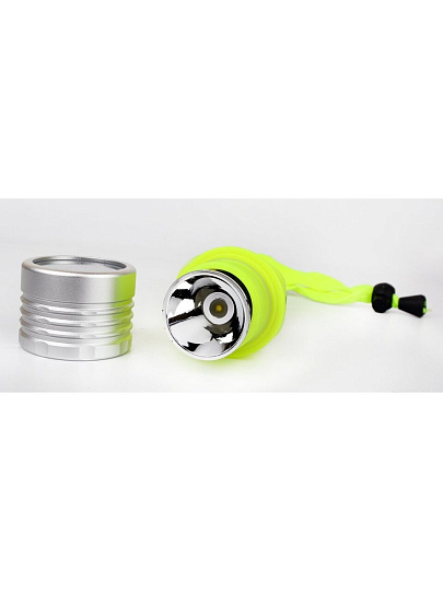 Фонарь Camelion, LED 3W Toshiba, пластик, желтый, 4xLR6, дайв, алюминий, блистер, LED51534