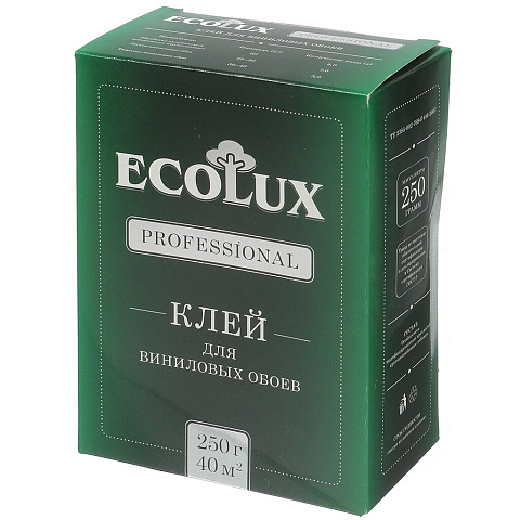 Клей для виниловых обоев, Ecolux, Professional, 250 г