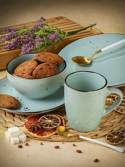 Тарелка десертная, керамика, 19 см, круглая, Стелла, Daniks, TC23S001195MJ-K