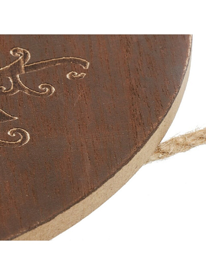 Крючок 19.5 см, МДФ, коричневый, Y6-10527