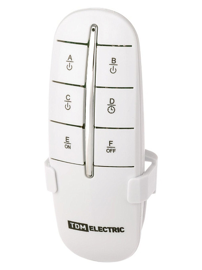 Комплект для беспроводного управления освещением пластик, IP20, 3 канала, TDM Electric, ПУ2-МK-3 Уютный дом, SQ1508-0106