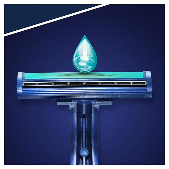 Станок для бритья Gillette, Blue2 Plus, для мужчин, 2 лезвия, 5 шт, одноразовые