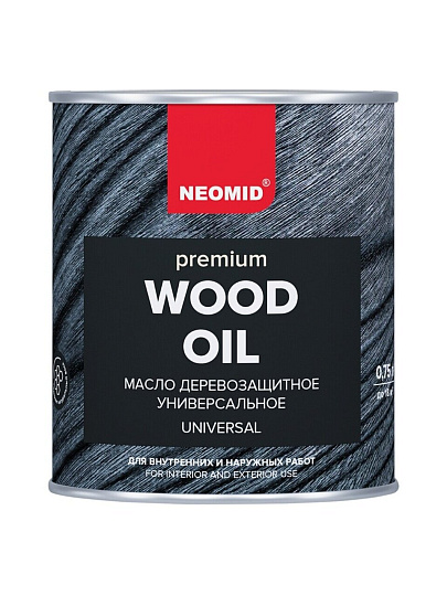 Масло Neomid, Premium, деревозащитное, бесцветное, 0.75 л