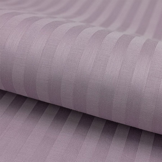 Пододеяльник евро, 200 х 220 см, 100% хлопок, страйп-сатин, сирень, Monocolor, рис.4308