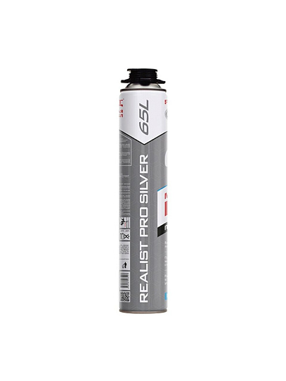 Пена монтажная Realist, PRO Silver, профессиональная, 65 л, зимняя, 4680287563427