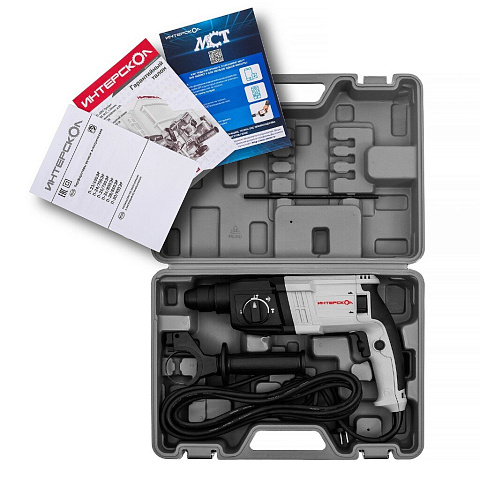 Перфоратор Интерскол, П-23/650ЭР, SDS plus, 750 Вт, 2 Дж, 3 реж., 593.1.0.70