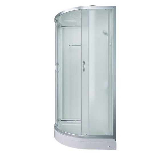 Душевая кабина низкий поддон, 90х90х215 см, матовая, Erlit, ER3509P-C3-RUS