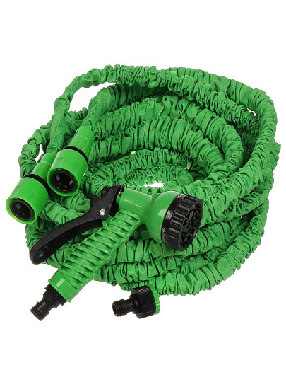 Шланг поливочный, растягивающийся, Grandy, Expandable, латекс, от 10 до 30 м, с пистолетом, BT003