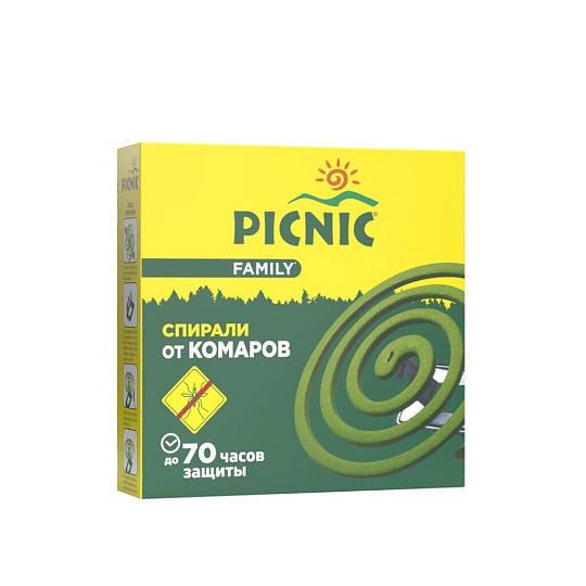 Репеллент от комаров, спираль, Picnic, Extreme, 10 шт