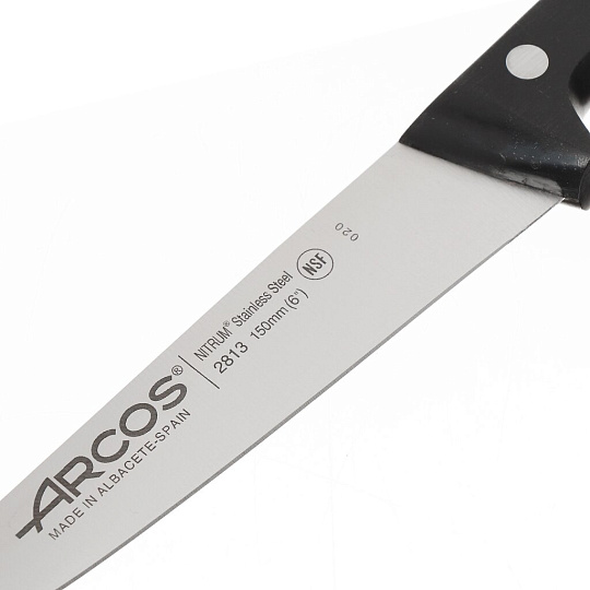 Нож кухонный Arcos, Universal, универсальный, нержавеющая сталь, 15 см, рукоятка пластик, 2813-B