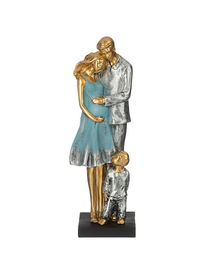 Фигурка декоративная полистоун, Семья Фьюжн, 10х8х30 см, Lefard, 146-1849