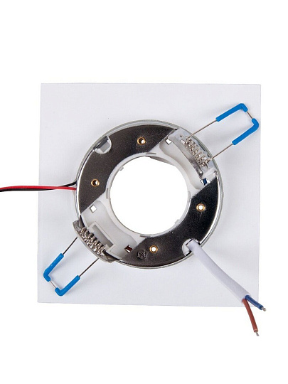 Светильник встраиваемый GX53, квадратный, обьемный, черный, General Lighting Systems, GCL-GX53-H38-MA-BLACK