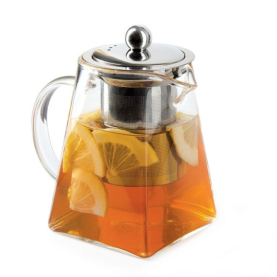 Чайник заварочный стекло, 0.95 л, с ситечком, Barouge, Seven ideas, BF-508