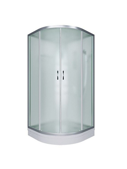 Душевая кабина низкий поддон, 90х90х215 см, матовая, Erlit, ER3509P-C3-RUS