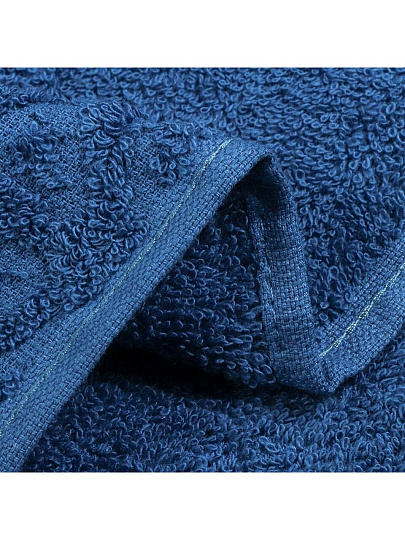 Полотенце пляжное 70х140 см, 375 г/м2, жаккард, Вышневолоцкий текстиль, Якоря, 632, сапфир, Россия, Ж1-70140.1141.375