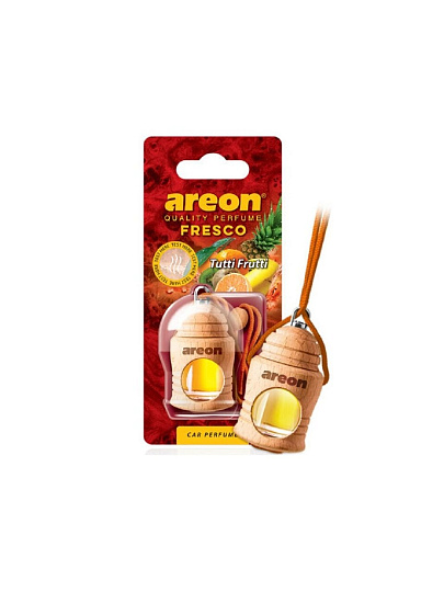 Ароматизатор в машину подвесной, бочонок, Areon, Fresco Тутти-Фрутти, 39547