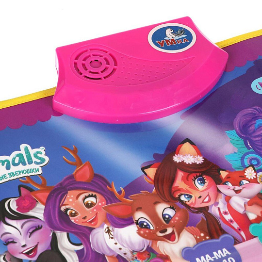 Двусторонний плакат Enchantimals, Русская и английская азбука, 400 стихов, звуков, HX0251-R62