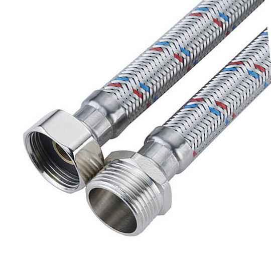 Подводка для воды 1/2"х0.4 м, г-ш, сталь, ELKA