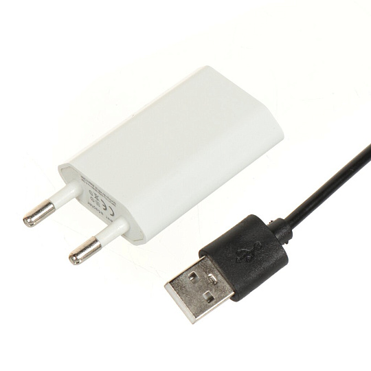 Светильник настольный на подставке, USB+адаптер, черный, абажур черный, SPE17156-26