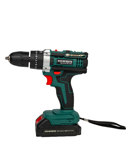 Дрель-шуруповерт аккумуляторный, ударный, Favourite, OBS 21 DC SET UNIT, 21 В, кейс, 150127421