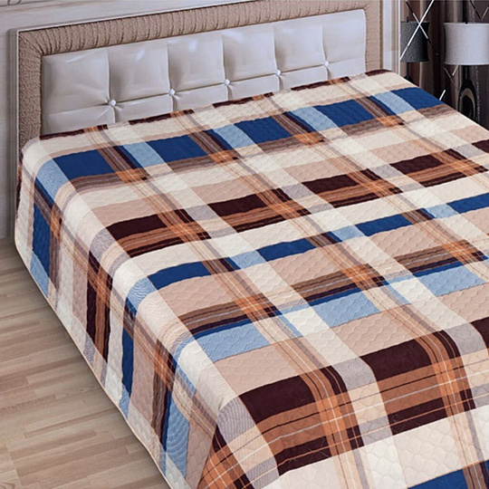 Покрывало евро, 220х200 см, микрофибра, двухстороннее, Marianna, Элегант, 18-014-ПК-ЭЛГ-200-220