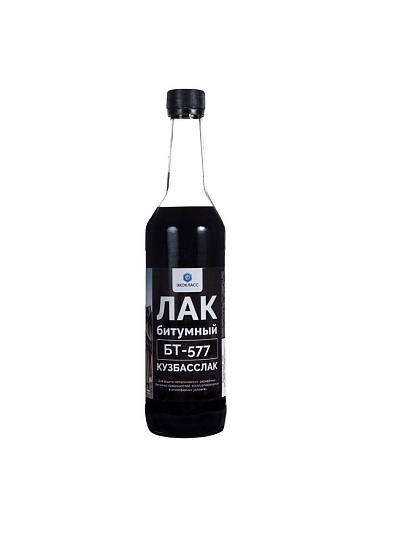 Лак Класс, БТ-577, глянцевый, битумный, черный, для внутренних и наружных работ, 0.5 л