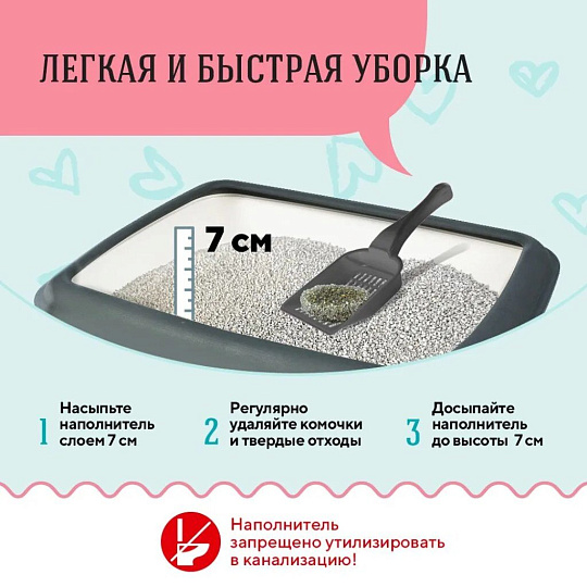 Наполнитель для лотка комкующийся, 5.3 л, CC-CAT