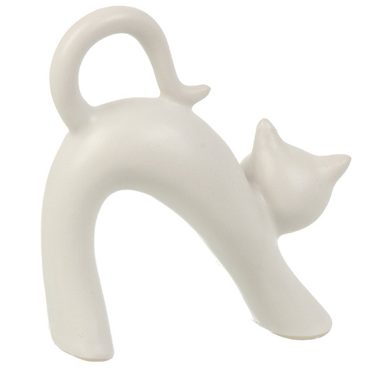 Фигурка декоративная керамика, Кот, 11х4.5х11.5 см, Y4-9105