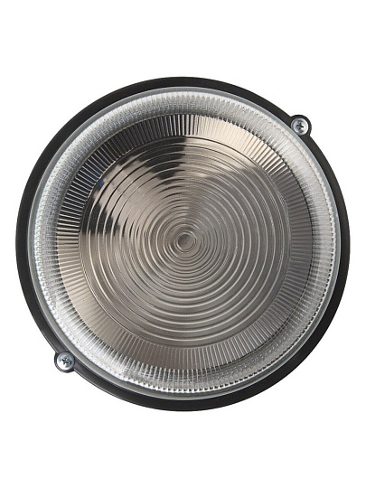 Светильник General Lighting Systems, НПП 03-100-005.03, 100 Вт, E27, на 1 лампочку, IP54, 21.2х21.2х10.4 см, без решетки, черный, 437848