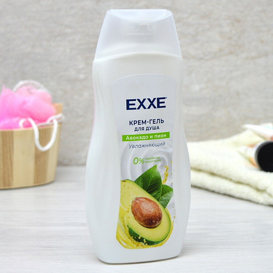 Гель для душа Exxe, Авокадо и пион, 400 мл