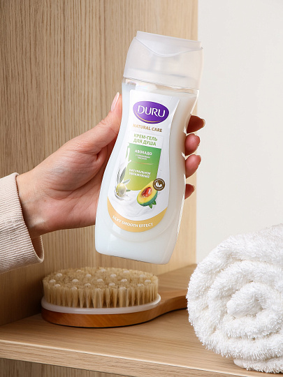 Крем-гель для душа Duru, Natural Care, Авокадо с оливковым маслом, 250 мл