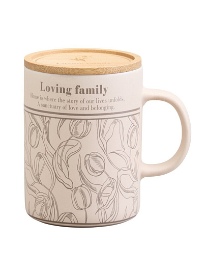 Кружка фарфор, 400 мл, Loving Family, Lefard, 756-480