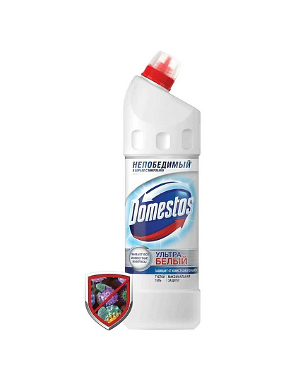 Чистящее средство универсальное, Domestos, Ультра белый, гель, 1 л