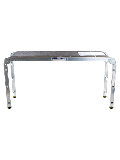 Подмости 1 секция, 6 ступеней, алюминий, 4.1 м, 150 кг, Alumet, SM 363