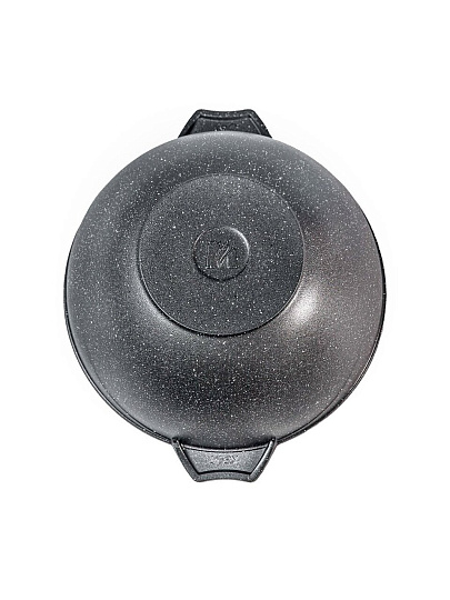 Казан алюминий, антипригарное покрытие, 4 л, Гранит, с крышкой, Мечта, 54701