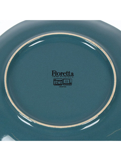 Тарелка обеденная, керамика, 26 см, круглая, Stone Turquoise, Domenik, TDP570/DMD051