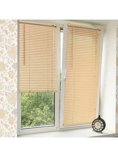 Жалюзи пластик, 80х160 см, ваниль, NO.RF-M-007