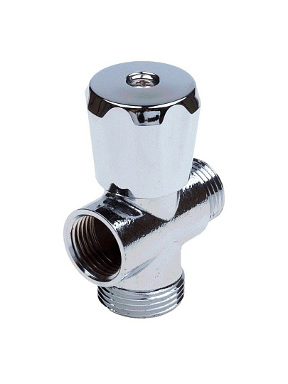Вентиль для бытовых приборов, 1/2"х3/4"х1/2", г-ш-ш, трехходовой, AquaLink