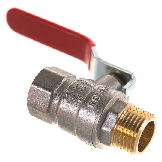 Кран для воды, 1/2", г-ш, ручка, Rommer